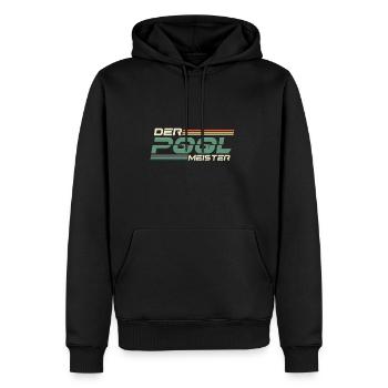 Der Pool Meister Garten Gärtner - Männer Premium Bio Hoodie - Schwarz - Vorne - Nico (187cm)