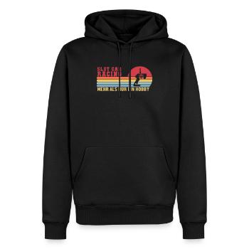 Slot Car mehr als ein Hobby Drag Racing RC Car - Men’s Premium Organic Hoodie - black - Front - Nico (187cm)