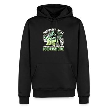 Handicap Wheelchair Design for an Amputation - Männer Premium Bio Hoodie - Schwarz - Vorne - Nico (187cm)