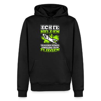 Torwart Shirt Fußball Handball Torhüter Torwart Ge - Männer Premium Bio Hoodie - Schwarz - Vorne - Nico (187cm)
