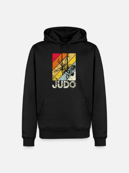 Judo Judoka - Männer Premium Bio Hoodie - Schwarz