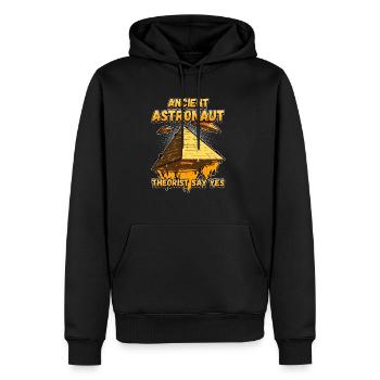 Egyptian Mythology Design for an Ancient Egypt Fan - Männer Premium Bio Hoodie - Schwarz - Vorne - Nico (187cm)