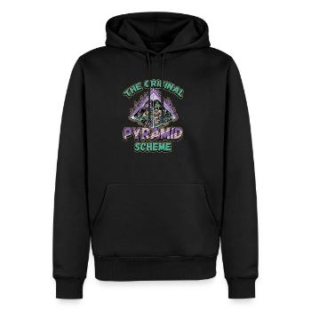 Conception de la mythologie égyptienne pour un fan de l’Égypte ancienne - Sweat à capuche Premium bio Homme - noir - Devant - Nico (187cm)