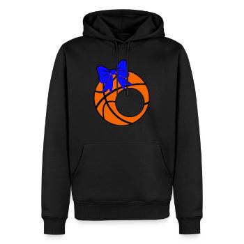 Basket-ball - Sweat à capuche Premium bio Homme - noir - Devant - Nico (187cm)