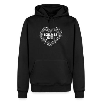 Schlagerparty Schlager Mutti - Männer Premium Bio Hoodie - Schwarz - Vorne - Nico (187cm)