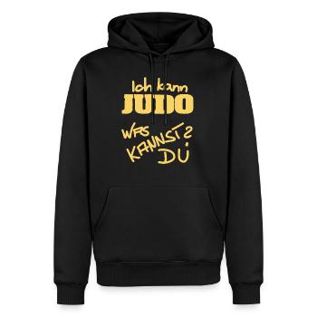 Judo - Männer Premium Bio Hoodie - Schwarz - Vorne - Nico (187cm)
