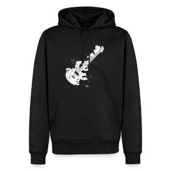 Gitarre E-Gitarre E-Gitarrist & Musik Band Geschen - Männer Premium Bio Hoodie - Schwarz - Vorne - Nico (187cm)