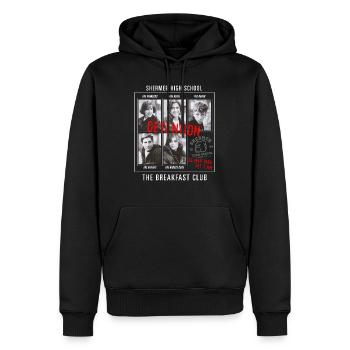 The Breakfast Club Detention Nachsitzen - Männer Premium Bio Hoodie - Schwarz - Vorne - Nico (187cm)