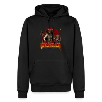 Norse Viking Mythology Design for Viking Warriors - Männer Premium Bio Hoodie - Schwarz - Vorne - Nico (187cm)