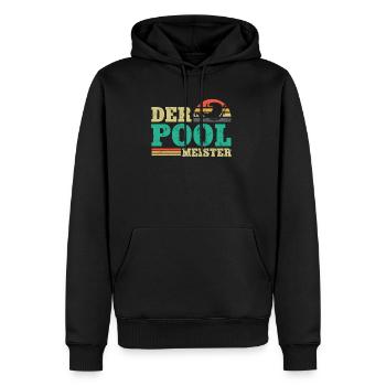 Rettungsschwimmer Bademeister - Männer Premium Bio Hoodie - Schwarz - Vorne - Nico (187cm)