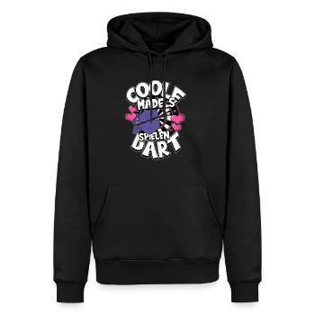 Darts Dartspieler - Männer Premium Bio Hoodie - Schwarz - Vorne - Nico (187cm)