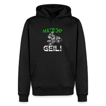 Quad Bike Biker Quad Zubehör Quad Geschenk Matsch - Männer Premium Bio Hoodie - Schwarz - Vorne - Nico (187cm)