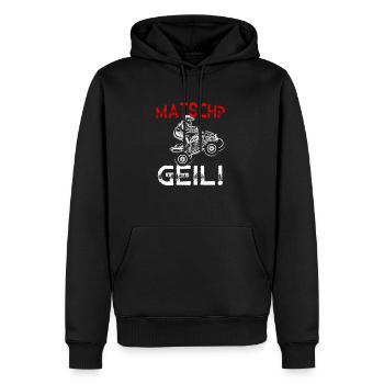 Quad Bike Biker Quad Zubehör Quad Matsch Geil Spru - Männer Premium Bio Hoodie - Schwarz - Vorne - Nico (187cm)