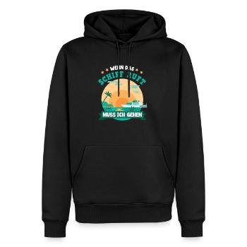 Kreuzfahrt - Männer Premium Bio Hoodie - Schwarz - Vorne - Nico (187cm)
