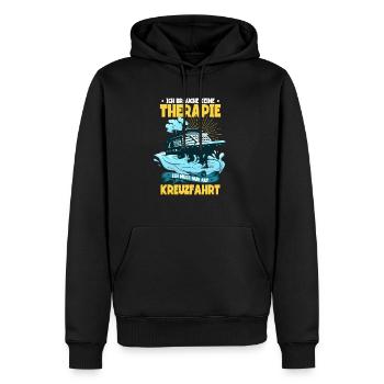 Kreuzfahrt - Männer Premium Bio Hoodie - Schwarz - Vorne - Nico (187cm)