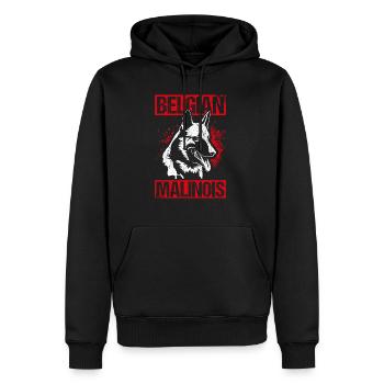 Belgian Malinois Hundefan Geschenk Hunde Hundespor - Männer Premium Bio Hoodie - Schwarz - Vorne - Nico (187cm)