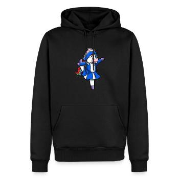 Garde Danseuse Garde Danse Licorne Spectacle Danseur - Sweat à capuche Premium bio Homme - noir - Devant - Nico (187cm)