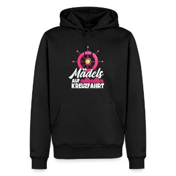 Mädchen Frauen Kreuzfahrt - Männer Premium Bio Hoodie - Schwarz - Vorne - Nico (187cm)