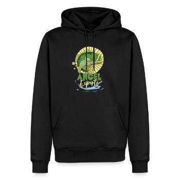 Angeln Angler - Männer Premium Bio Hoodie - Schwarz - Vorne - Nico (187cm)