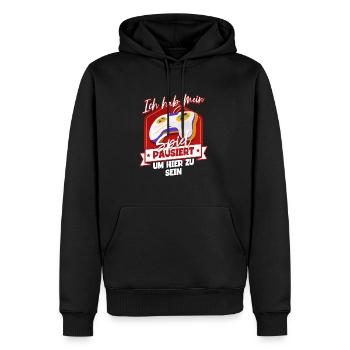 Zocken Gaming - Männer Premium Bio Hoodie - Schwarz - Vorne - Nico (187cm)