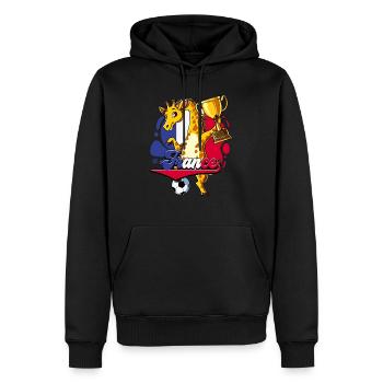 Frankreich Fußball - Männer Premium Bio Hoodie - Schwarz - Vorne - Nico (187cm)