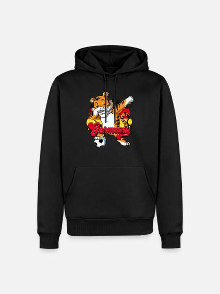 Germany Football - Men’s Premium Organic Hoodie - black