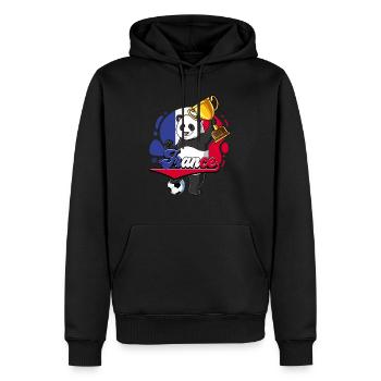 Frankreich Fußball - Männer Premium Bio Hoodie - Schwarz - Vorne - Nico (187cm)
