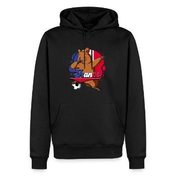 Frankreich Fußball - Männer Premium Bio Hoodie - Schwarz - Vorne - Nico (187cm)