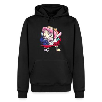 Frankreich Fußball - Männer Premium Bio Hoodie - Schwarz - Vorne - Nico (187cm)
