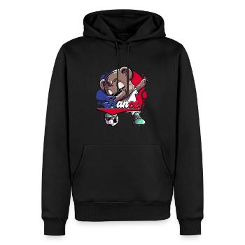 Frankreich Fußball - Männer Premium Bio Hoodie - Schwarz - Vorne - Nico (187cm)