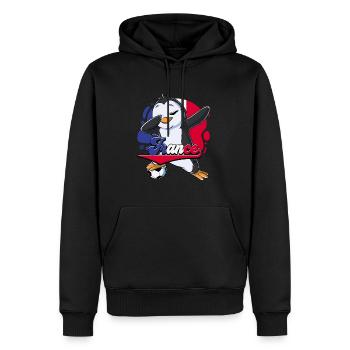 Frankreich Fußball - Männer Premium Bio Hoodie - Schwarz - Vorne - Nico (187cm)