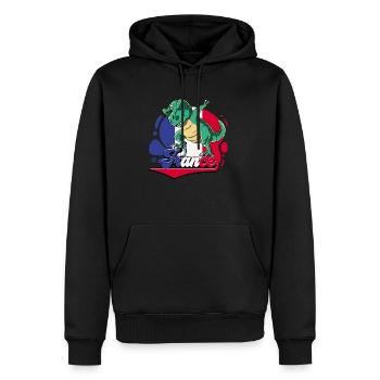 Frankreich Fußball - Männer Premium Bio Hoodie - Schwarz - Vorne - Nico (187cm)