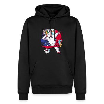 Frankreich Fußball - Männer Premium Bio Hoodie - Schwarz - Vorne - Nico (187cm)