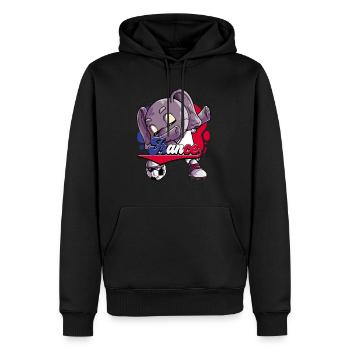 Frankreich Fußball - Männer Premium Bio Hoodie - Schwarz - Vorne - Nico (187cm)