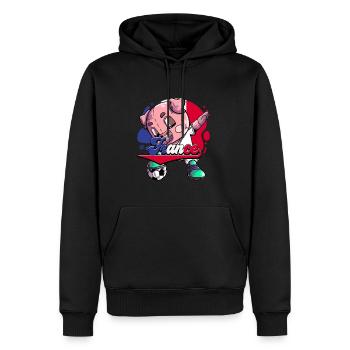 Frankreich Fußball - Männer Premium Bio Hoodie - Schwarz - Vorne - Nico (187cm)
