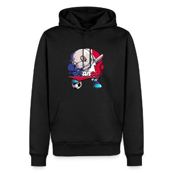 Frankreich Fußball - Männer Premium Bio Hoodie - Schwarz - Vorne - Nico (187cm)