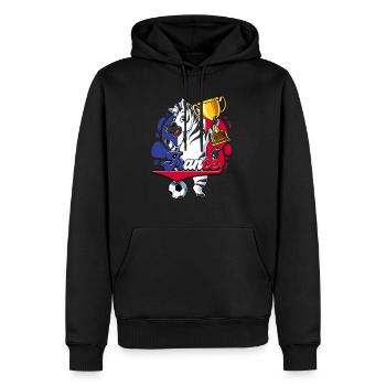 Frankreich Fußball - Männer Premium Bio Hoodie - Schwarz - Vorne - Nico (187cm)