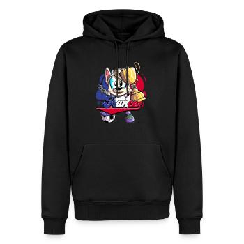 Frankreich Fußball - Männer Premium Bio Hoodie - Schwarz - Vorne - Nico (187cm)