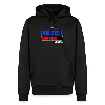 Polizist Loading Polizei - Männer Premium Bio Hoodie - Schwarz - Vorne - Nico (187cm)