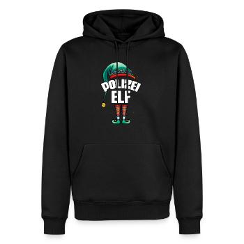 Polizist Polizei - Männer Premium Bio Hoodie - Schwarz - Vorne - Nico (187cm)