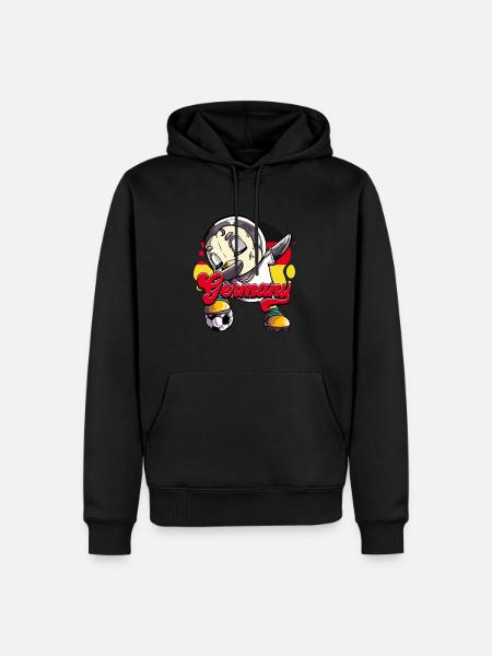 Germany Football - Men’s Premium Organic Hoodie - black