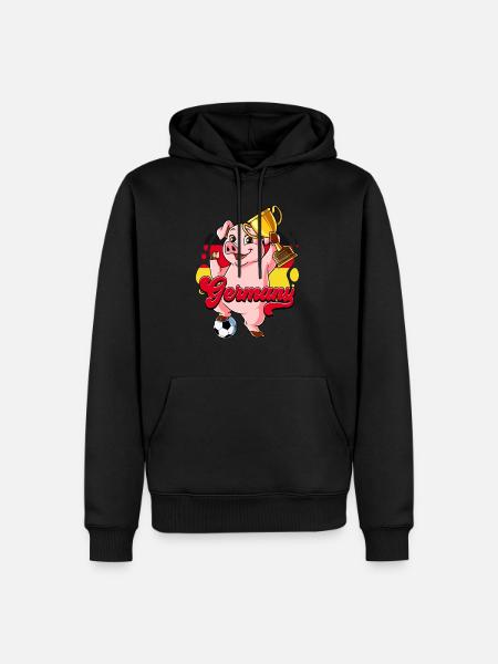 Germany Football - Men’s Premium Organic Hoodie - black