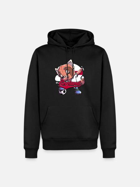 England Fußball - Männer Premium Bio Hoodie - Schwarz