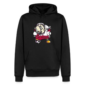 England Fußball - Männer Premium Bio Hoodie - Schwarz - Vorne - Nico (187cm)