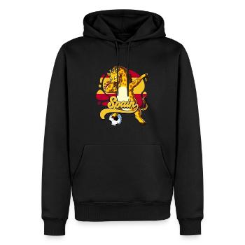 Spanien Fußball - Männer Premium Bio Hoodie - Schwarz - Vorne - Nico (187cm)
