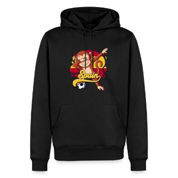 Spanien Fußball - Männer Premium Bio Hoodie - Schwarz - Vorne - Nico (187cm)