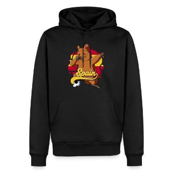 Spanien Fußball - Männer Premium Bio Hoodie - Schwarz - Vorne - Nico (187cm)