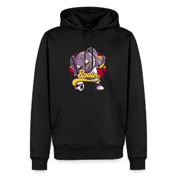 Spanien Fußball - Männer Premium Bio Hoodie - Schwarz - Vorne - Nico (187cm)