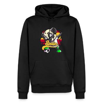 Spanien Fußball - Männer Premium Bio Hoodie - Schwarz - Vorne - Nico (187cm)