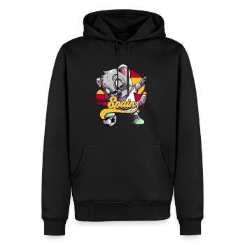Spanien Fußball - Männer Premium Bio Hoodie - Schwarz - Vorne - Nico (187cm)